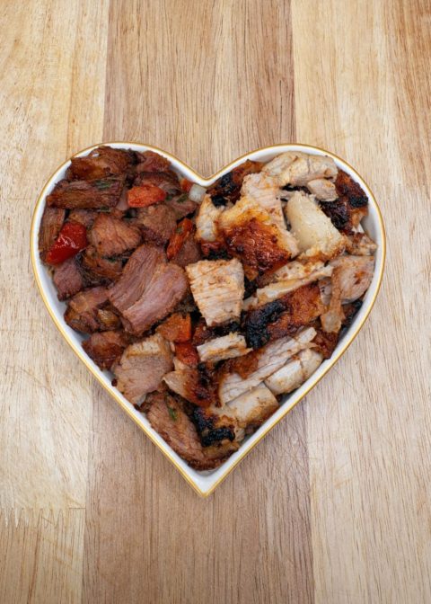 Smoked turkey + Honey & Lemon chicken